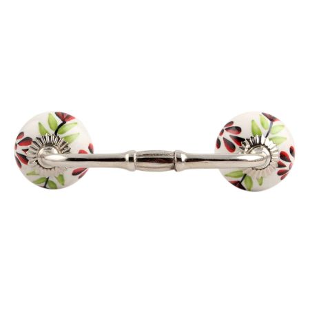 Green Leaf Ceramic Bridge Handle